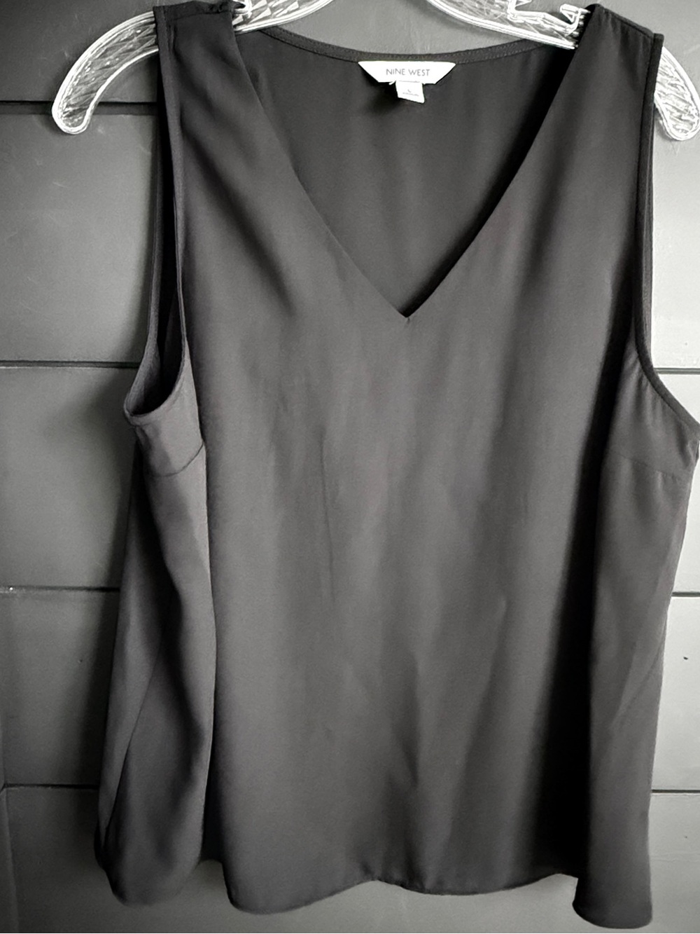 Nine West Blouse L Black